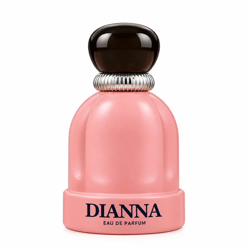 Dianna Eau de Parfum - flacone rosa con tappo scuro